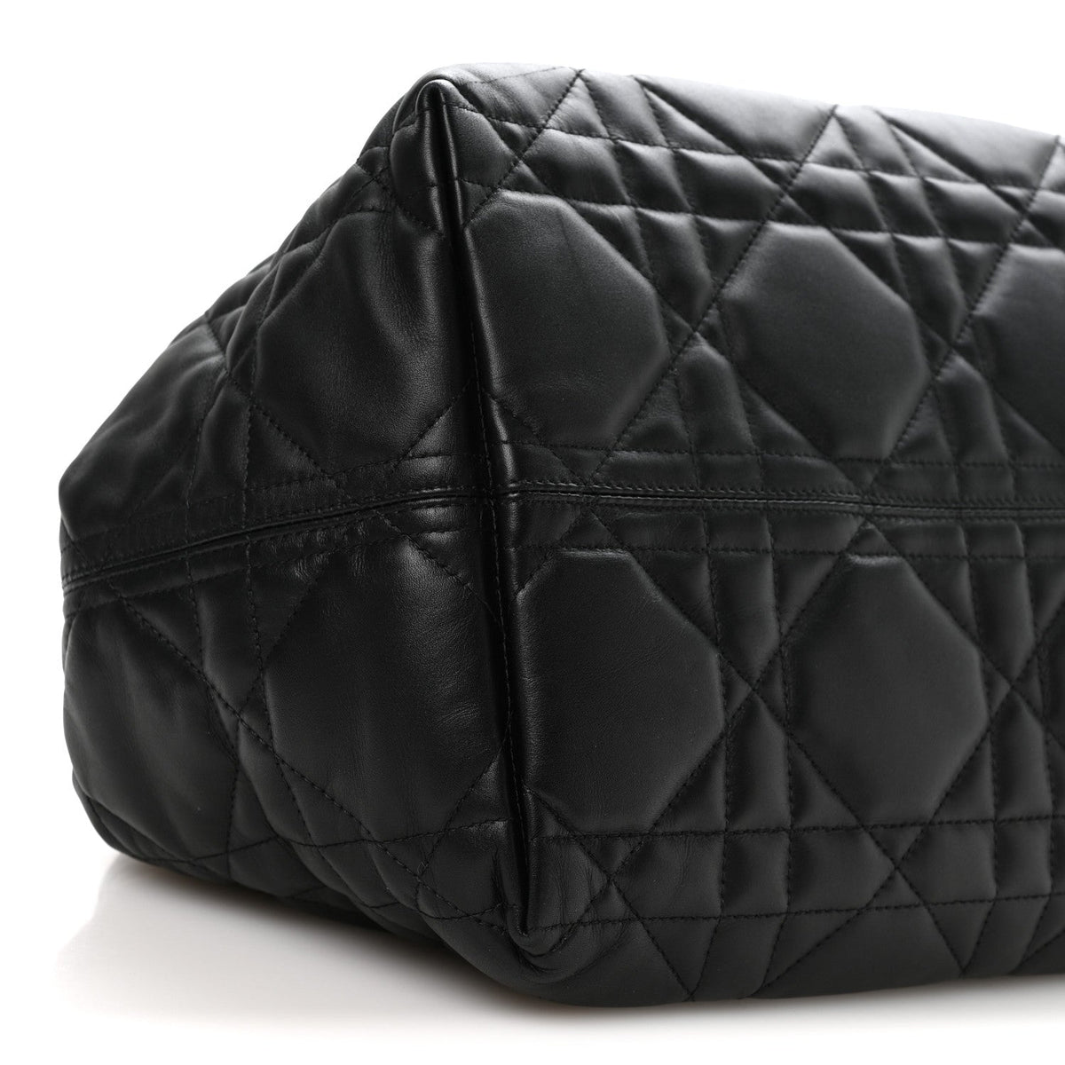 Calfskin Macrocannage Large Toujours Black wholesalehk.shop