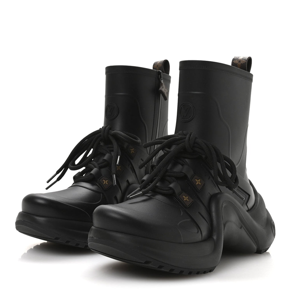 Mat Rubber Monogram LV Archlight Sneaker Boots 38 Black £¨ Direct shipment via from wholesalehk.shop