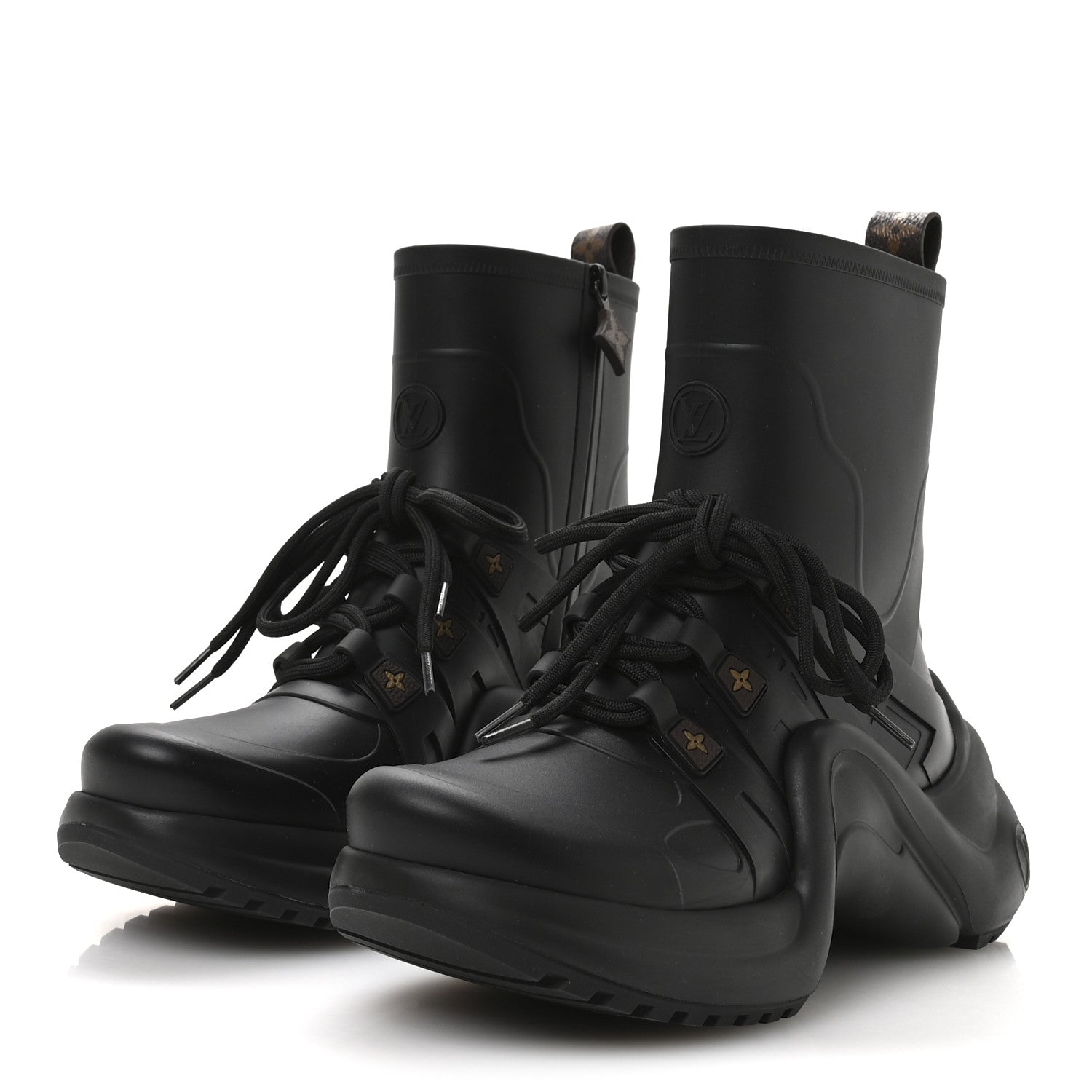 Mat Rubber Monogram LV Archlight Sneaker Boots 38 Black £¨ Direct shipment via from wholesalehk.shop