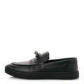 Calfskin Mens Game Slip On Sneakers 40 Black wholesalehk.shop