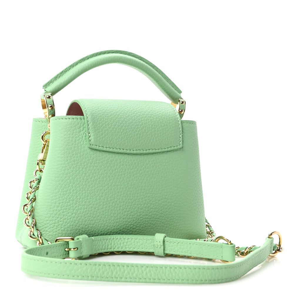 Taurillon Mini Capucines Vert Pomme £¨ Direct shipment via from wholesalehk.shop