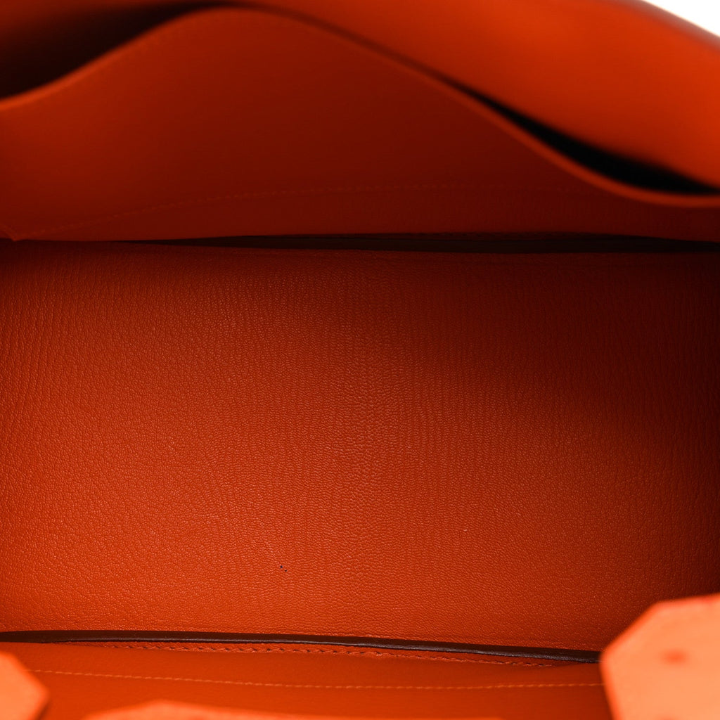 Ostrich Birkin 30 Orange £¨ Direct shipment via from wholesalehk.shop