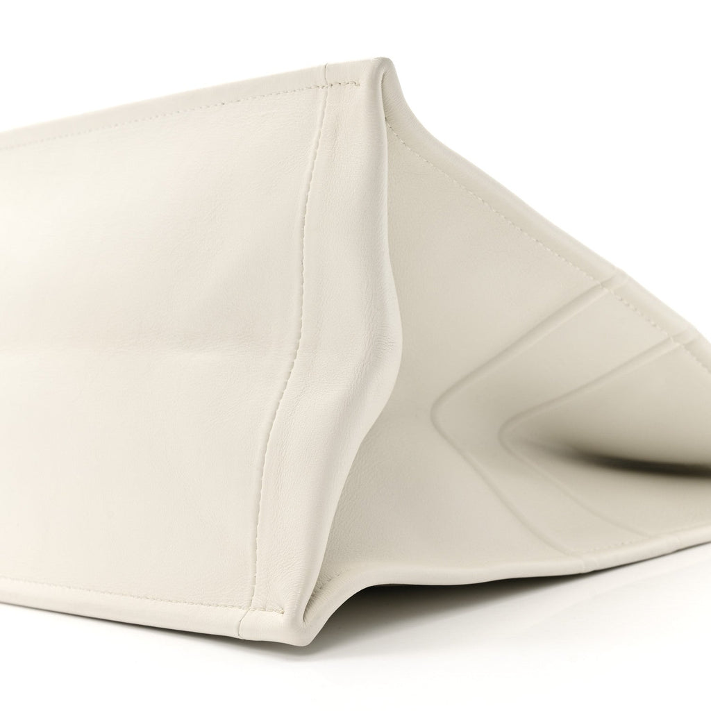 Calfskin Large Surrealism Book Tote Ivory £¨ Direct shipment via from wholesalehk.shop