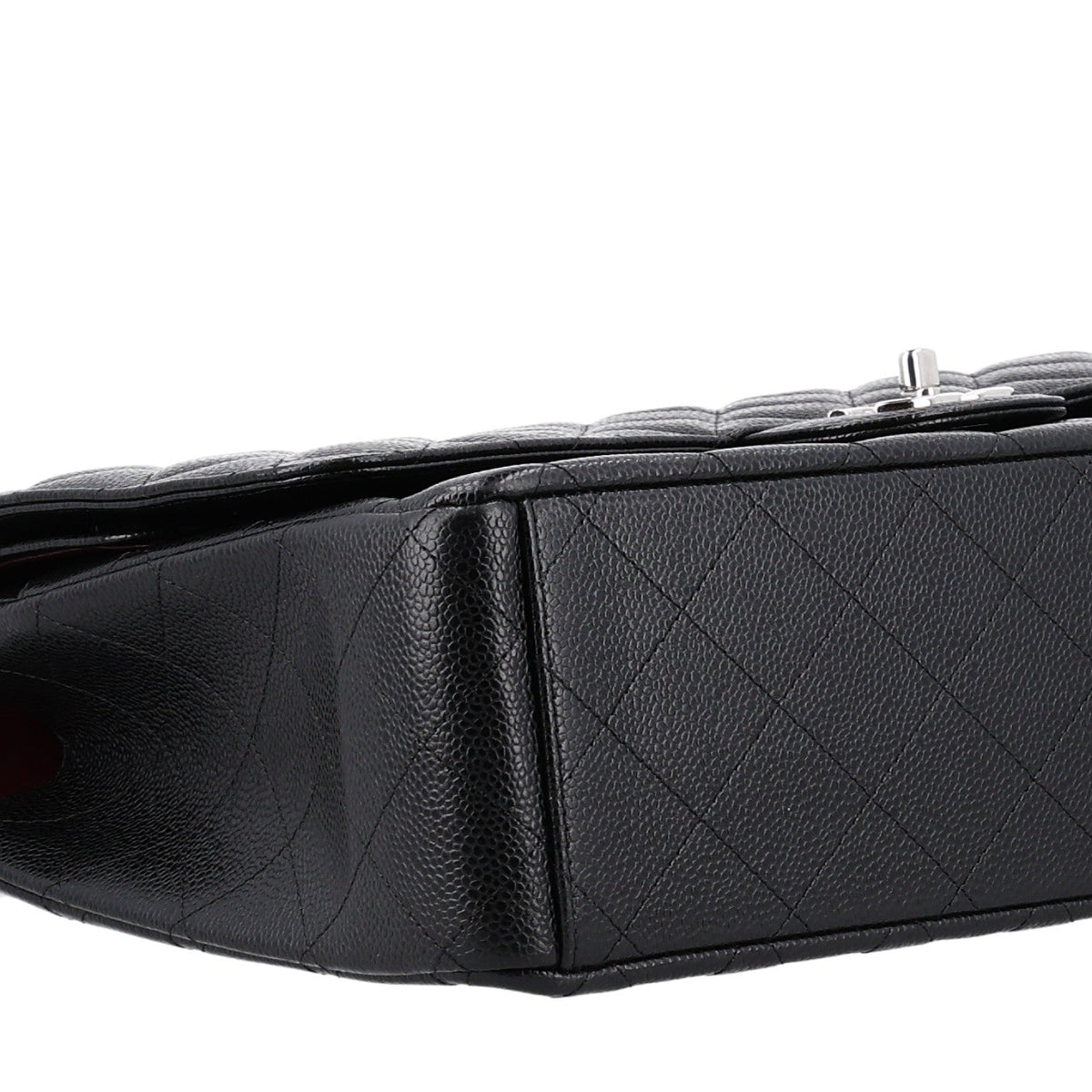 Caviar Quilted Maxi Double Flap Black wholesalehk.shop
