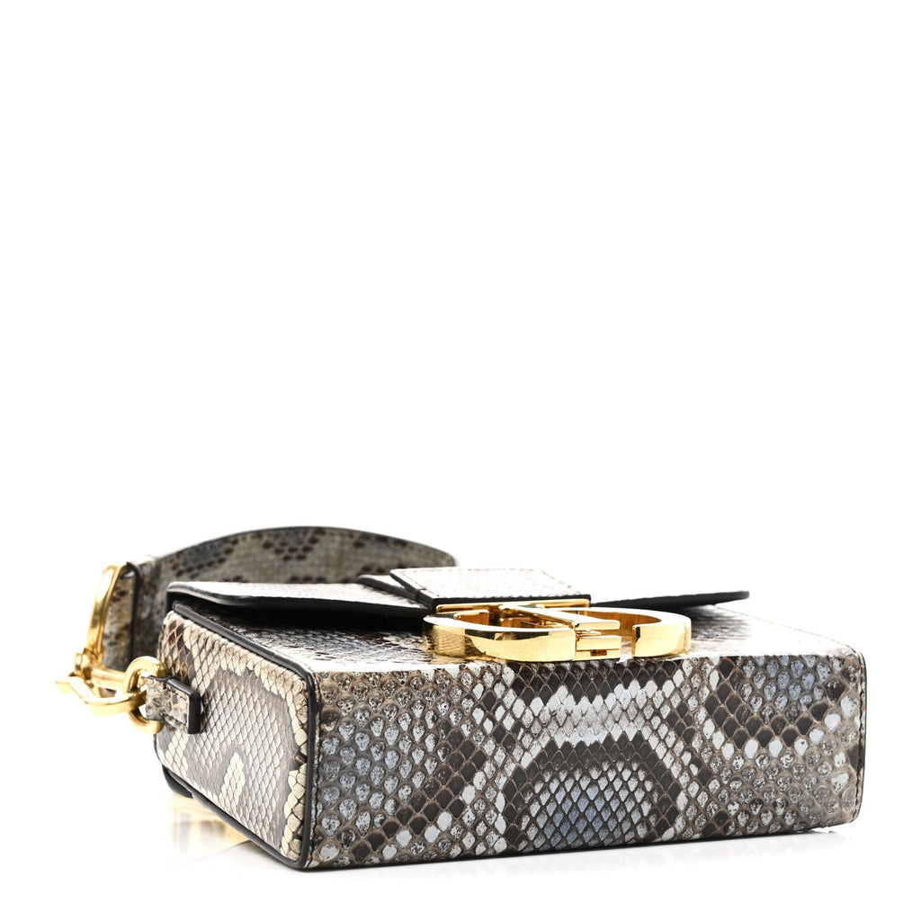Snakeskin 30 Montaigne Box Bag Beige Multicolor wholesalehk.shop
