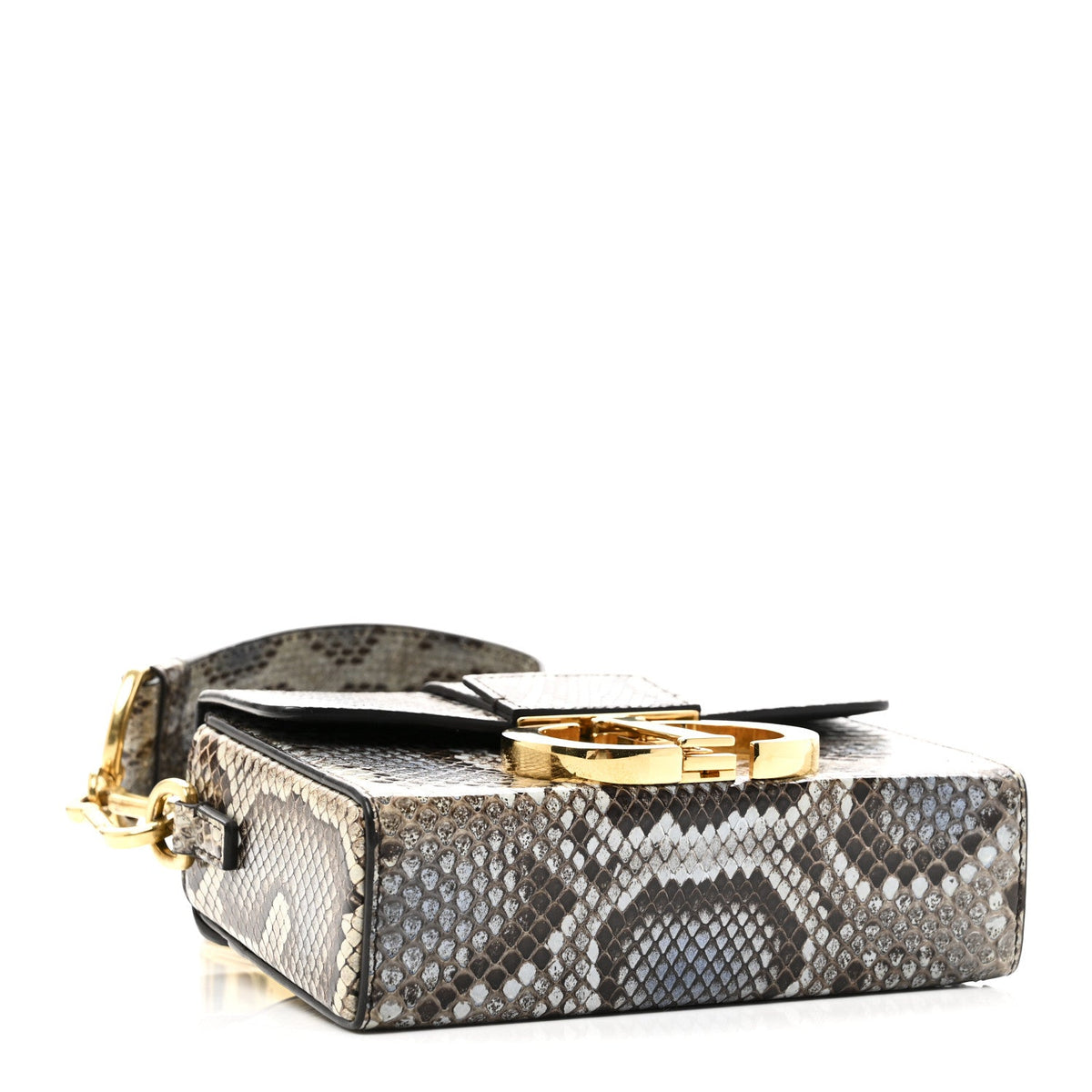 Snakeskin 30 Montaigne Box Bag Beige Multicolor wholesalehk.shop