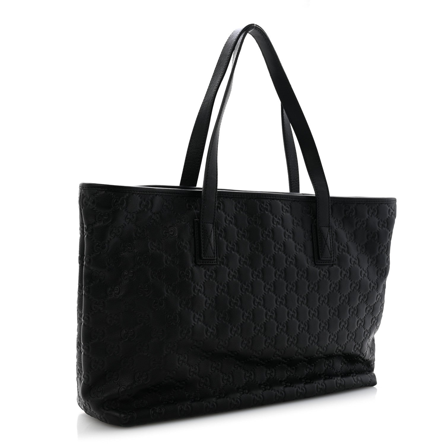 Guccissima Medium Zippered Shopping Tote Black £¨ Direct shipment via from wholesalehk.shop