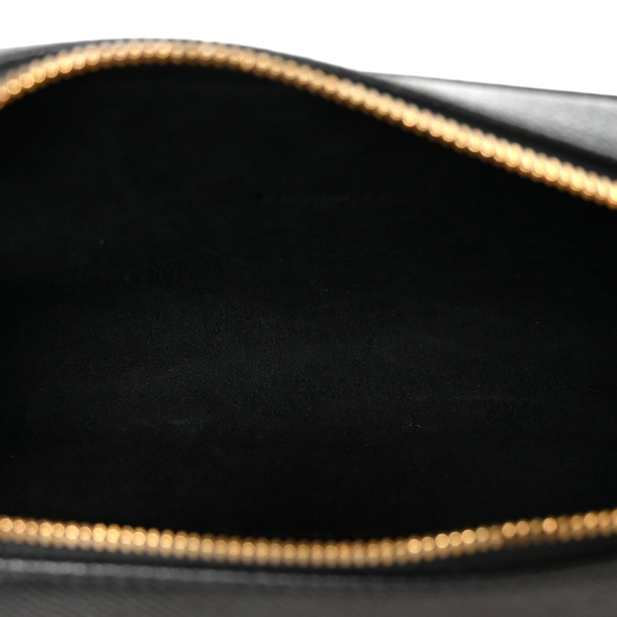 Grained Calfskin Caro Double Pouch Black wholesalehk.shop