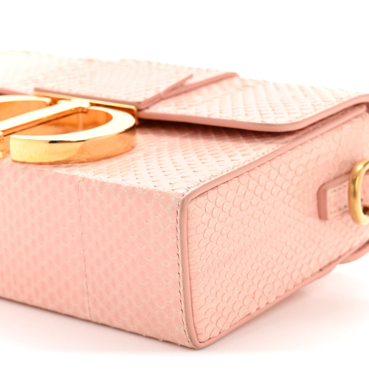 Snakeskin 30 Montaigne Box Bag Rose Clair wholesalehk.shop