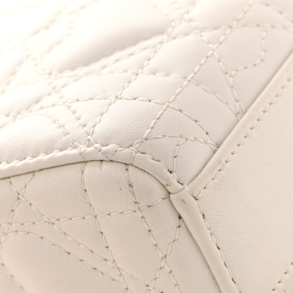 Lambskin Cannage Dioramour Micro Lady D-Joy Latte wholesalehk.shop