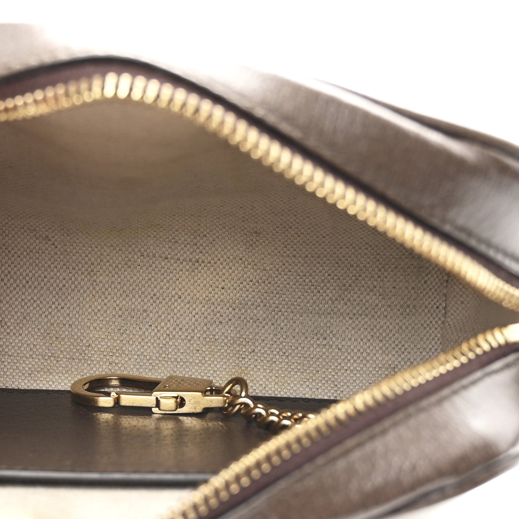 GG Supreme Monogram Textured Calfskin Super Mini Ophidia Shoulder Bag Beige Ebony New Acero wholesalehk.shop