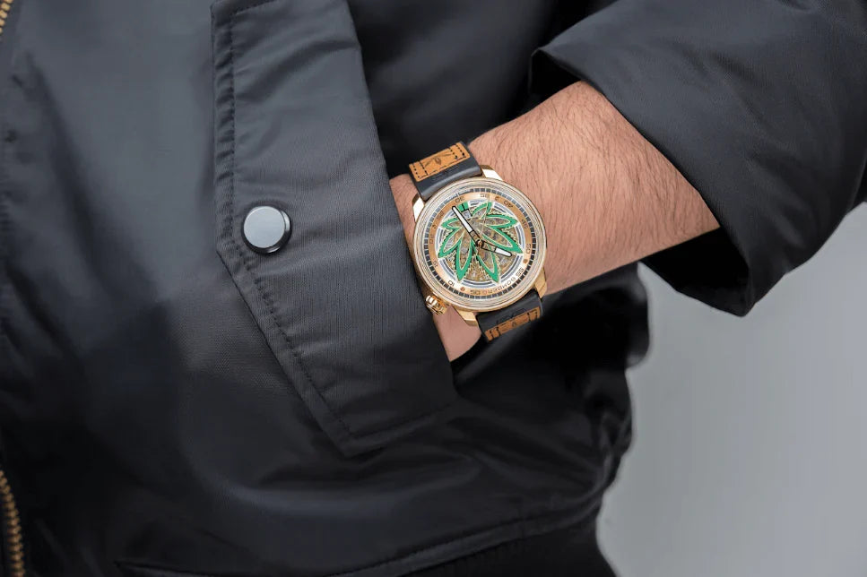 Bomberg CBD Golden Limited Edition BB-01 Automatic Men's Watch wholesalehk.shop