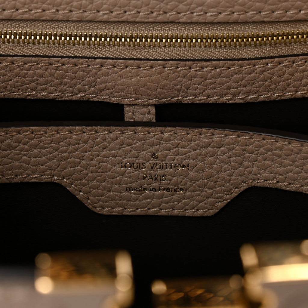 Taurillon Snakeskin Capucines PM Galet £¨ Direct shipment via from wholesalehk.shop