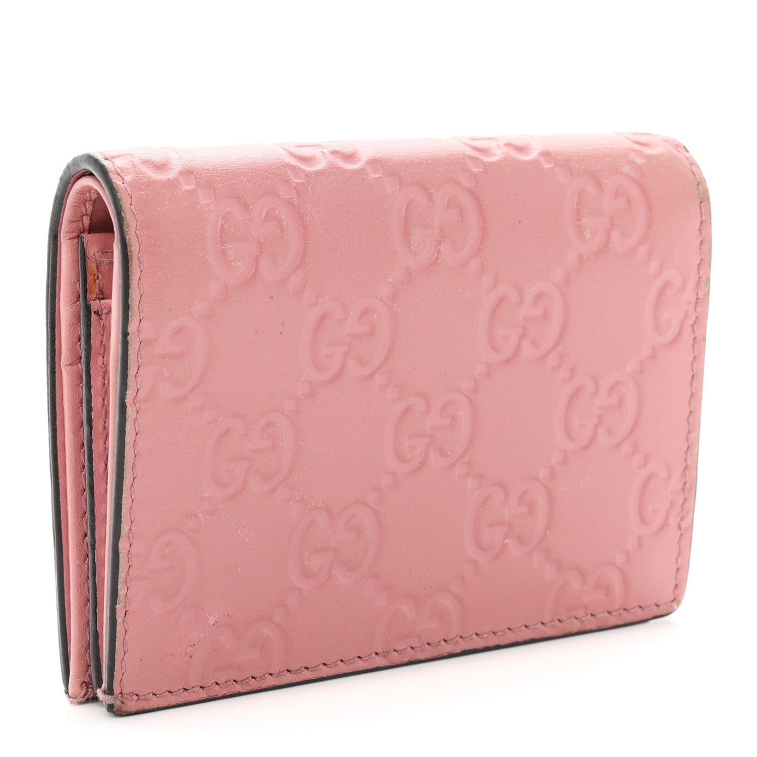 Guccissima Cherries Card Case Wallet Pink £¨ Direct shipment via from wholesalehk.shop