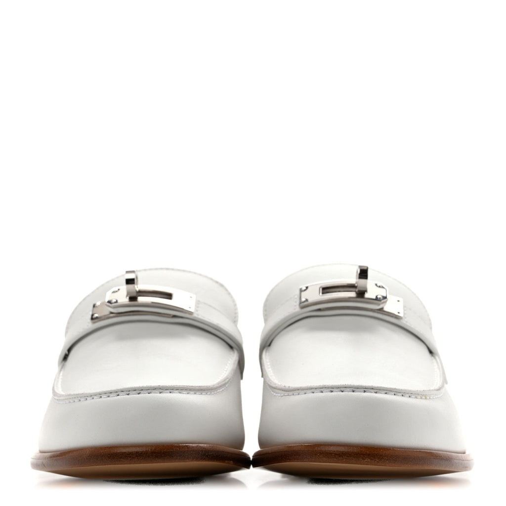Calfskin Womens Destin Loafers 36 White wholesalehk.shop