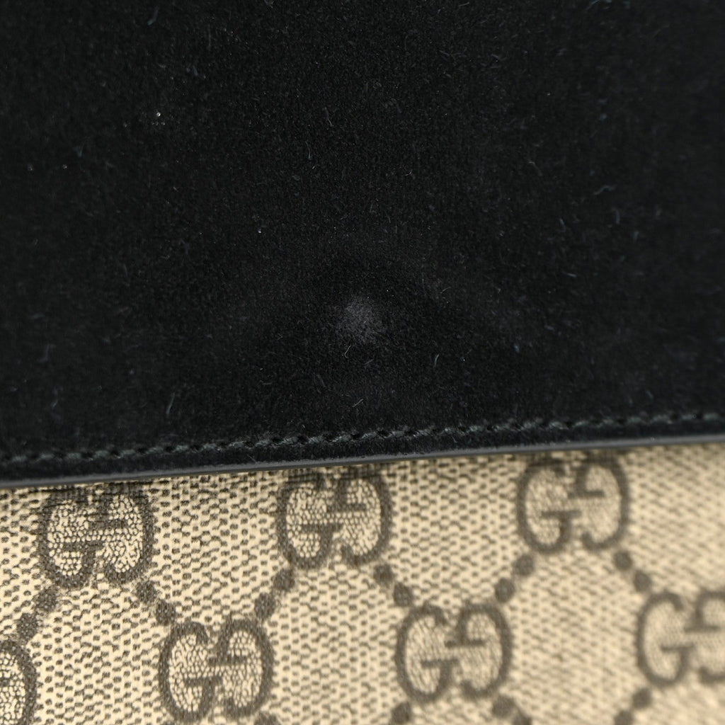 GG Supreme Monogram Mini Dionysus Shoulder Bag Black wholesalehk.shop