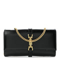 Calfskin Jackie 1961 Chain Wallet Black Black £¨ Direct shipment via from wholesalehk.shop