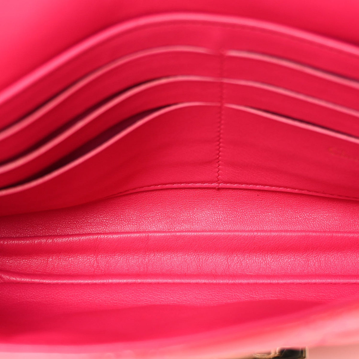 Patent Cannage Miss Dior Promenade Pouch Fuchsia wholesalehk.shop