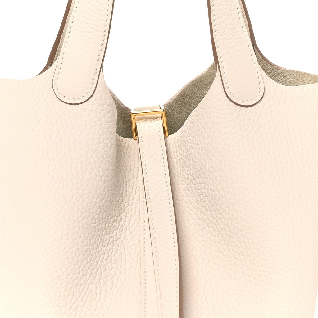 Taurillon Clemence Picotin Lock 18 PM Gris Pale £¨ Direct shipment via from wholesalehk.shop