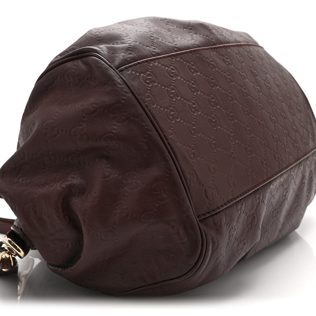 Guccissima Medium Sukey Boston Chocolate £¨ Direct shipment via from wholesalehk.shop