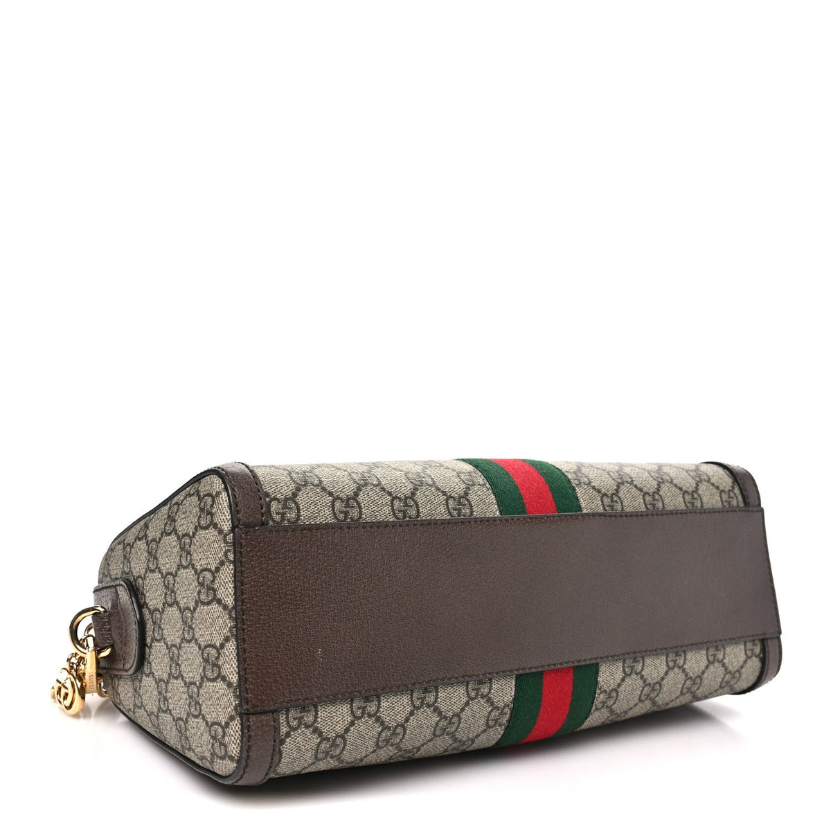 GG Supreme Monogram Web Medium Ophidia Boston Brown wholesalehk.shop