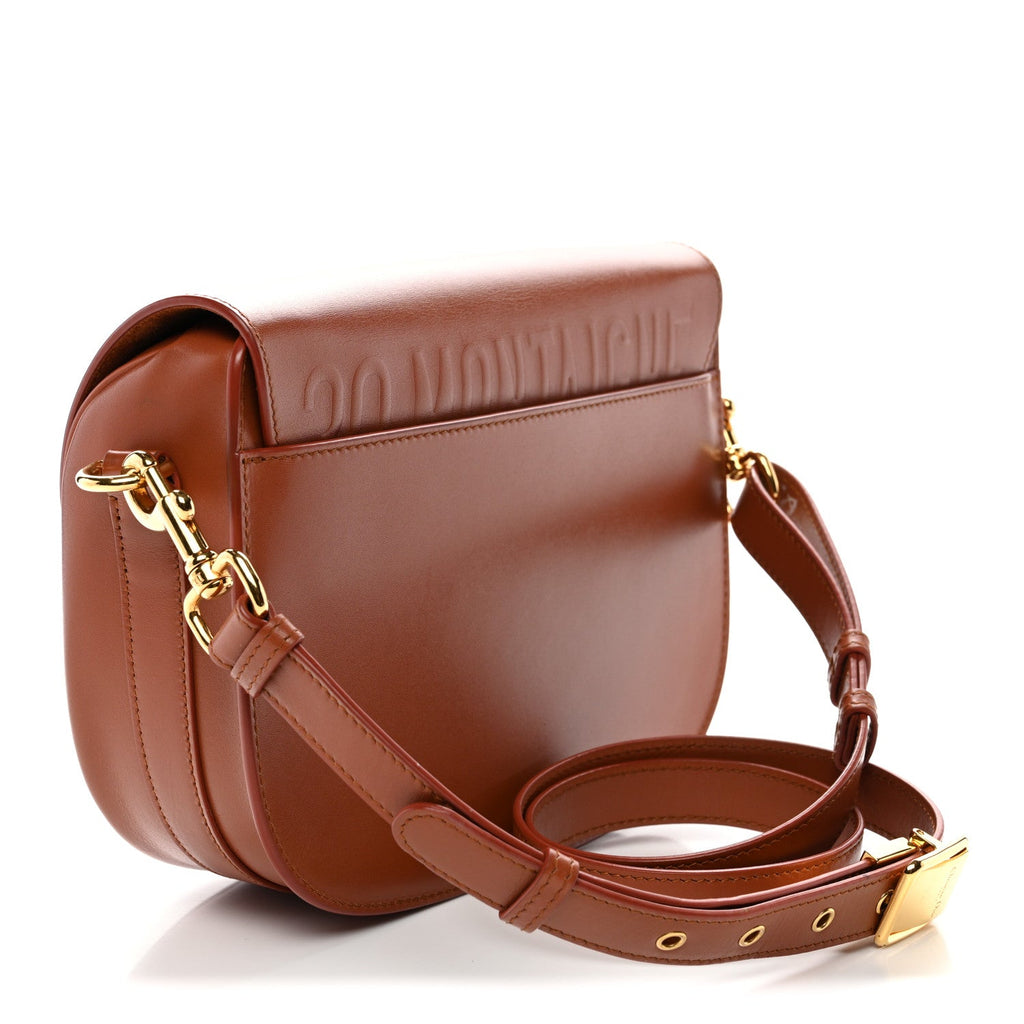 Box Calfskin Medium Bobby Flap Dark Tan wholesalehk.shop