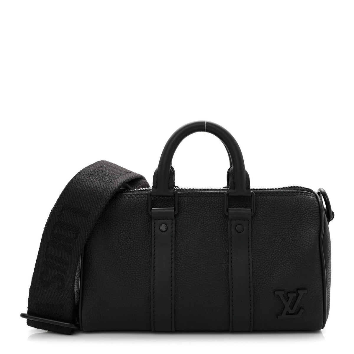Grained Calfskin Aerogram Keepall XS Black wholesalehk.shop