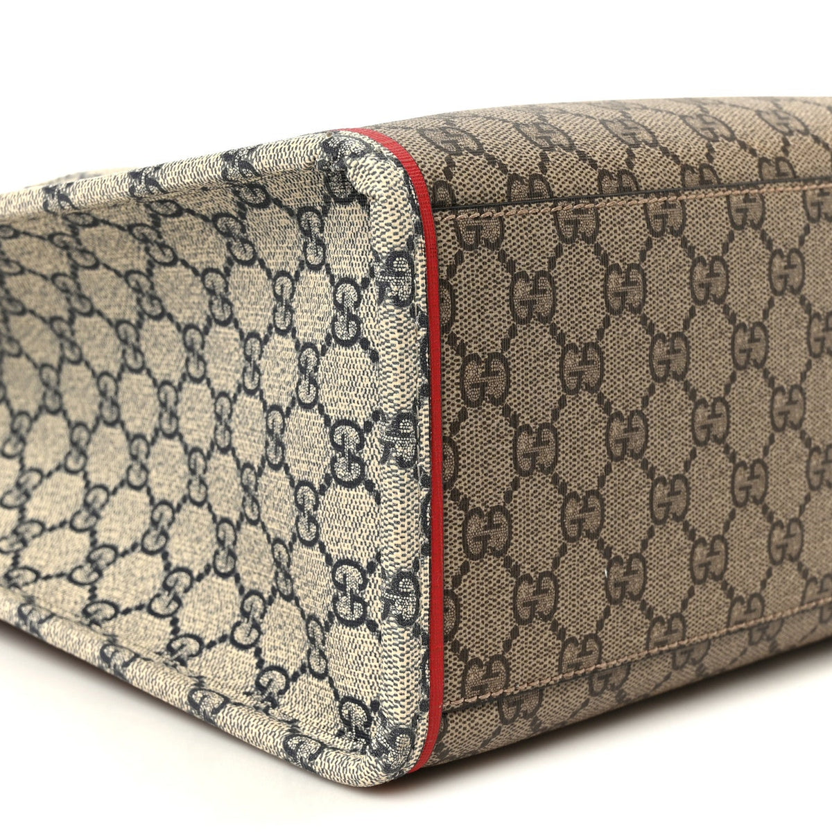 GG Supreme Monogram Exquisite Small Tote Beige Ebony Blue Crop Live Red wholesalehk.shop