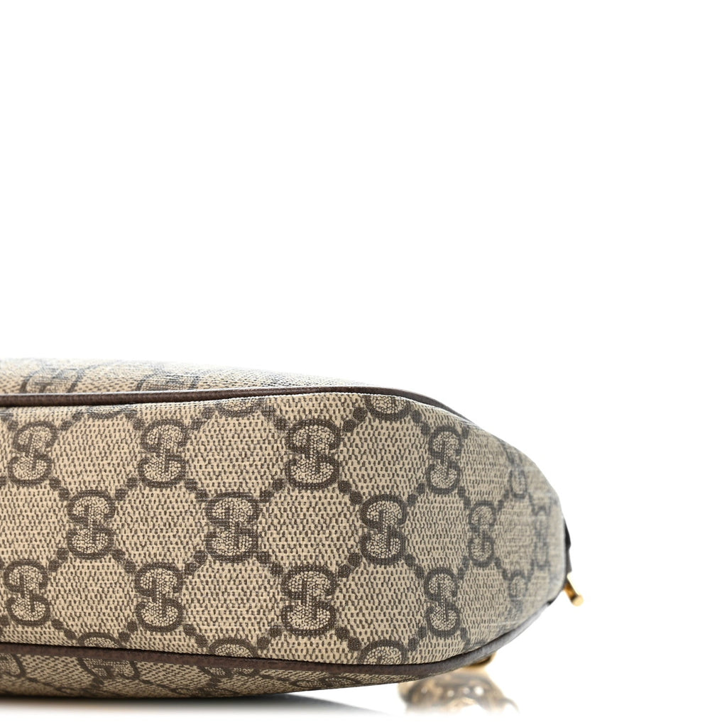 GG Supreme Monogram Textured Dollar Calfskin Web Small Ophidia GG Handbag Beige Ebony New Acero Beige Ebony New Acero Beige Ebony New Acero wholesalehk.shop