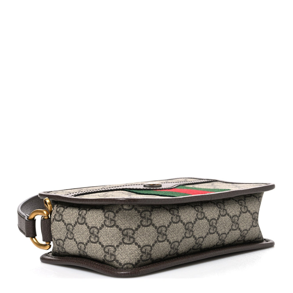 GG Supreme Monogram Web Ophidia Crossbody Bag Beige New Acero wholesalehk.shop