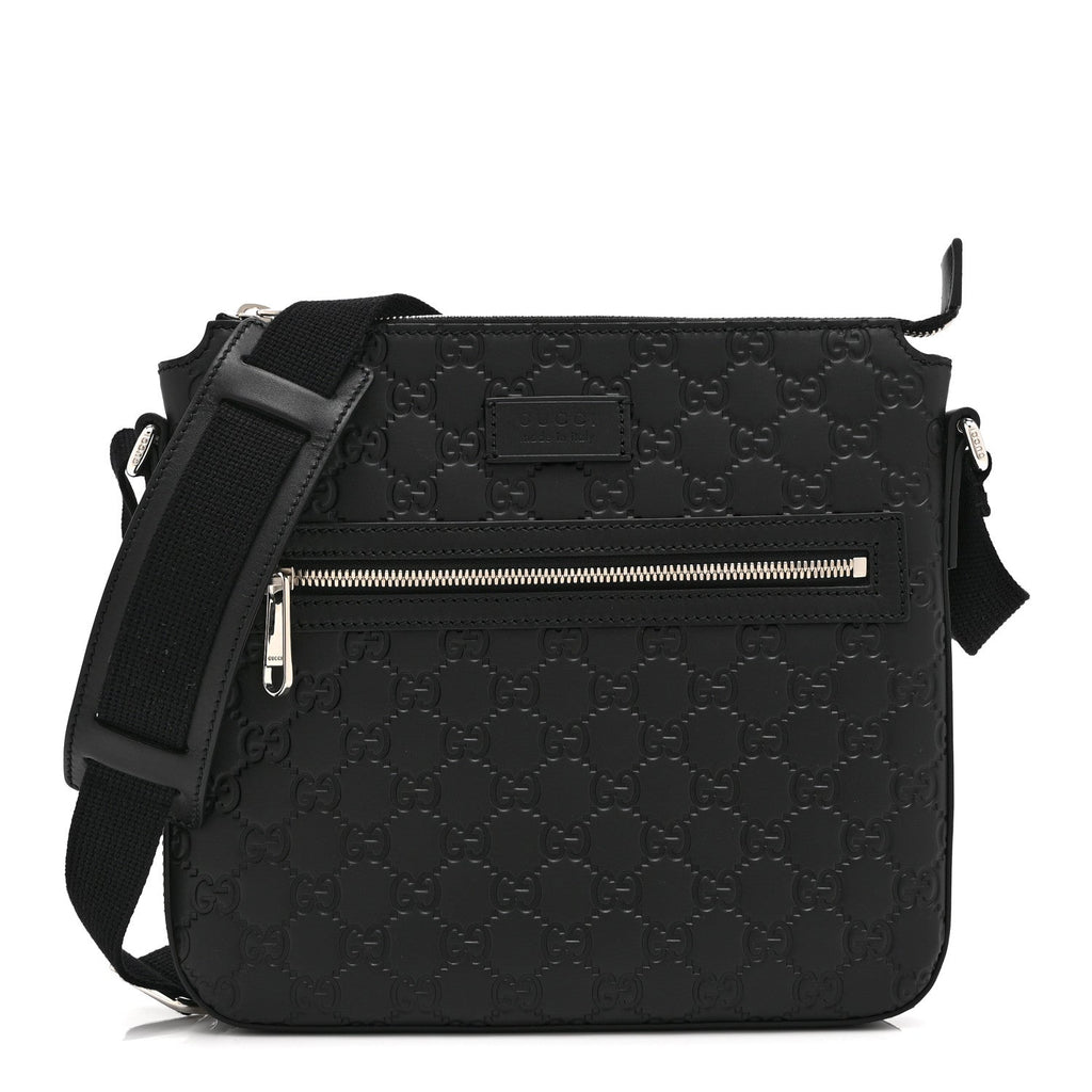 Guccissima Signature Small Messenger Bag Black £¨ Direct shipment via from wholesalehk.shop