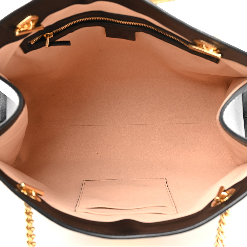 GG Supreme Monogram Bees Medium Padlock Tote Beige Oro Black £¨ Direct shipment via from wholesalehk.shop