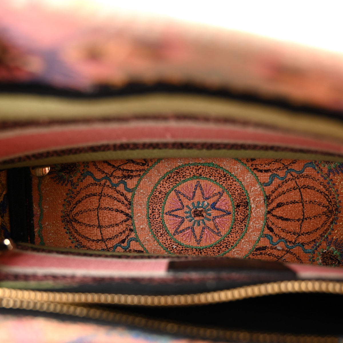 Canvas Embroidered In Lights Medium Lady D-Lite Multicolor wholesalehk.shop