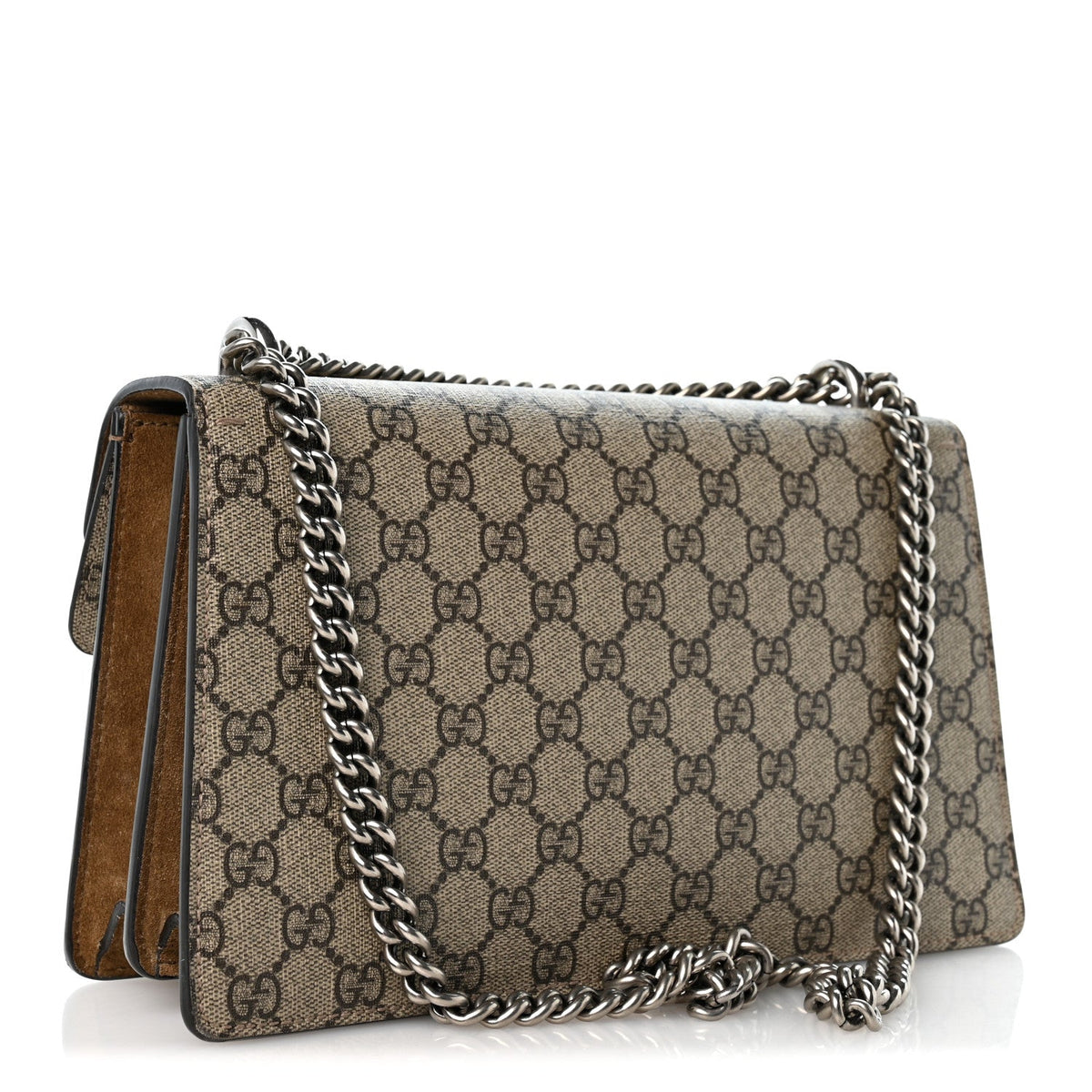 GG Supreme Monogram Small Dionysus Shoulder Bag Taupe wholesalehk.shop