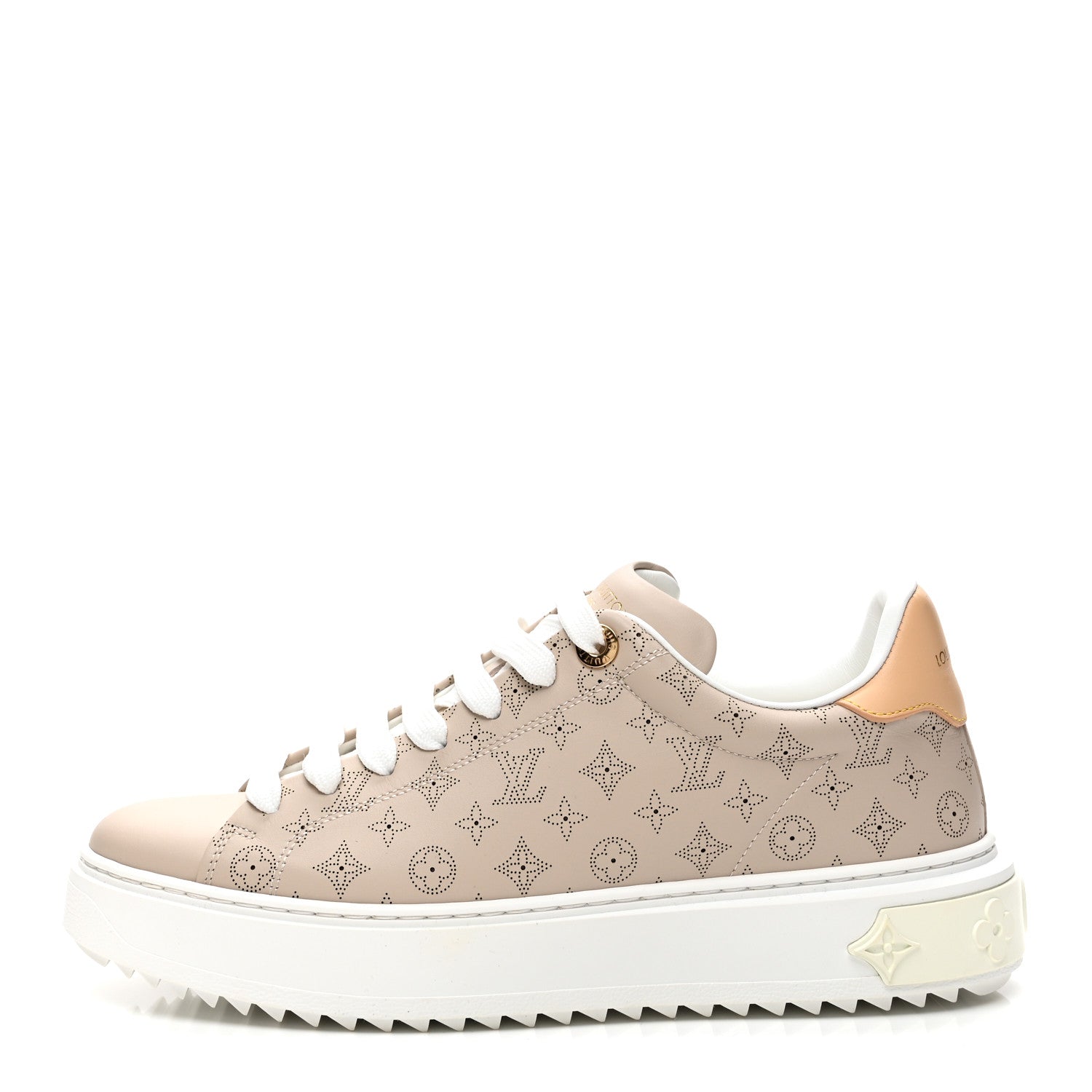 Calfskin Mahina Monogram Time Out Sneakers 39 Galet £¨ Direct shipment via from wholesalehk.shop