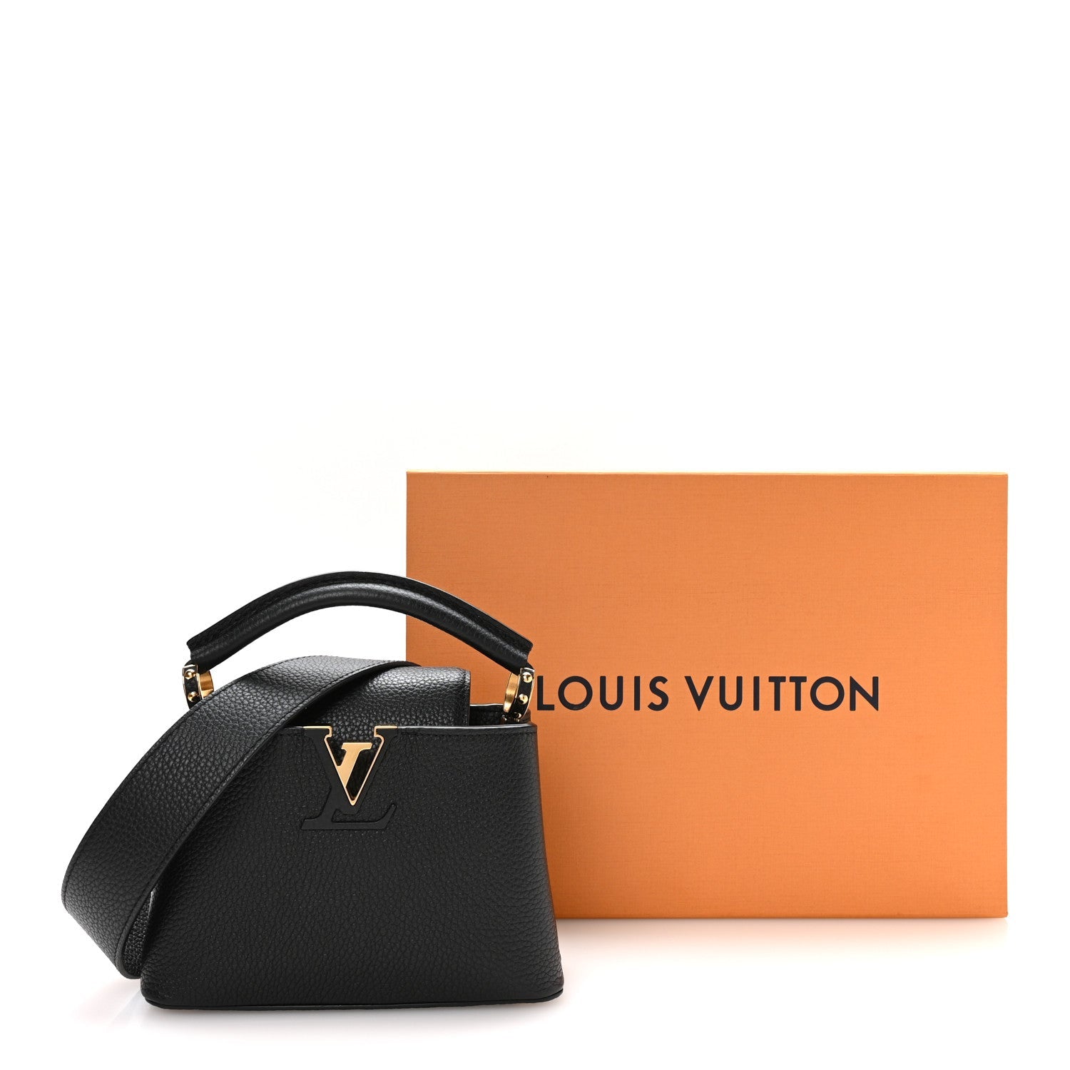 Taurillon Mini Capucines Black £¨ Direct shipment via from wholesalehk.shop
