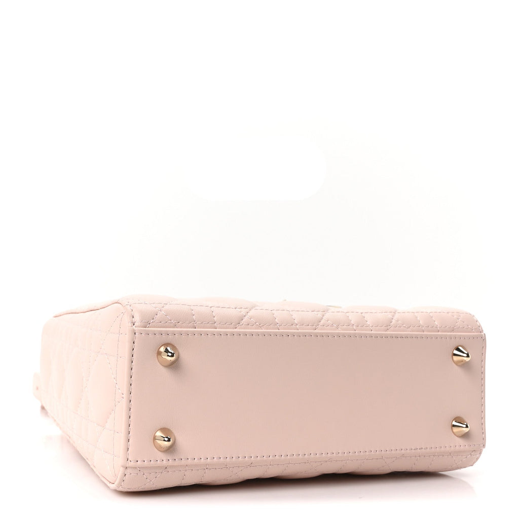 Lambskin Cannage Small My ABCDior Lady Dior Light Pink wholesalehk.shop