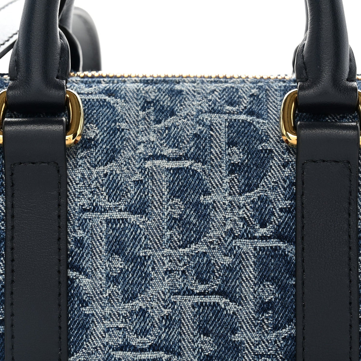 Denim Oblique Nano Groove 17 Bag Blue wholesalehk.shop