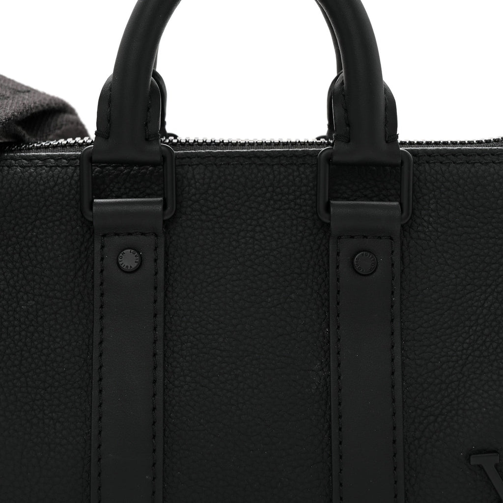 Grained Calfskin Aerogram Keepall XS Black wholesalehk.shop