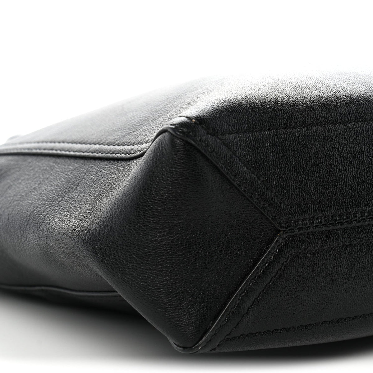 New Sakai Calfskin Lux Small Dahlia Tote Black wholesalehk.shop