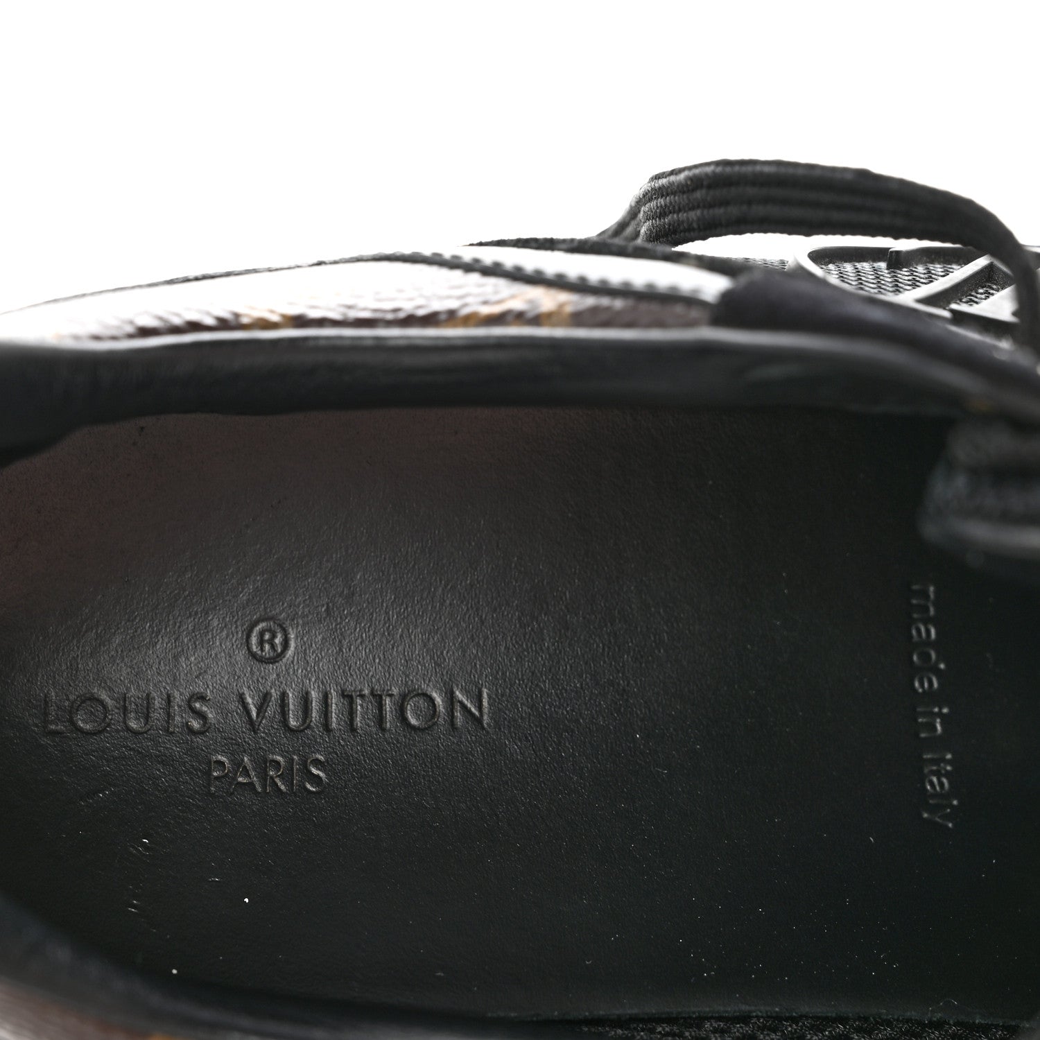Suede Monogram Run Away Sneakers 37 Black £¨ Direct shipment via from wholesalehk.shop