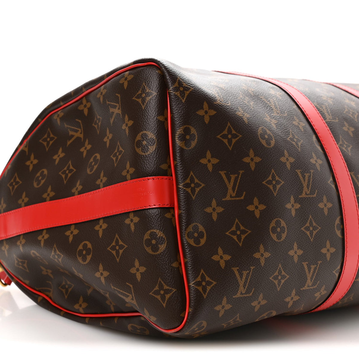 Calfskin Monogram Keepall Bandouliere 50 Coquelicot wholesalehk.shop