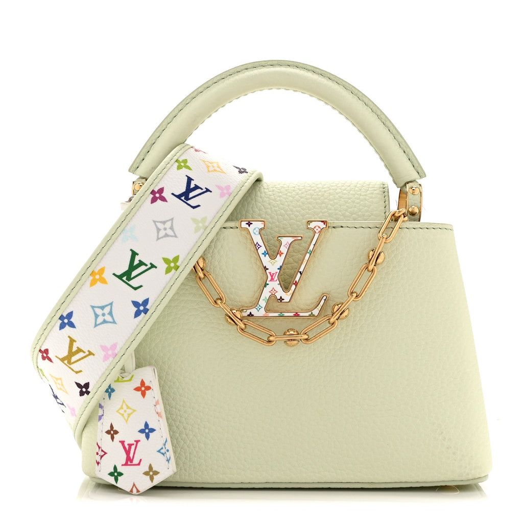 LV X TM Taurillon Mini Capucines Green £¨ Direct shipment via from wholesalehk.shop