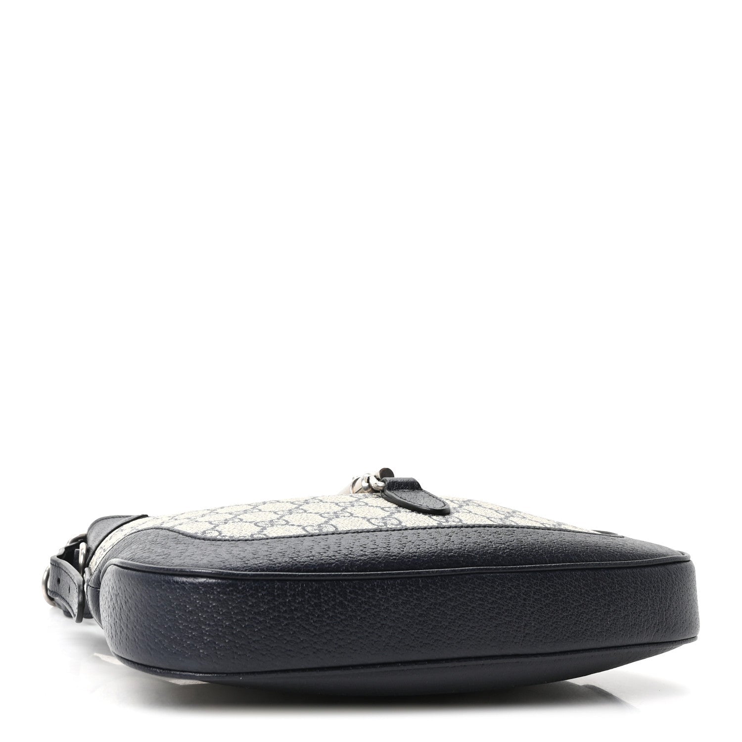 GG Supreme Monogram Textured Dollar Calfskin Web Small Jackie 1961 Hobo Beige Blue £¨ Direct shipment via from wholesalehk.shop
