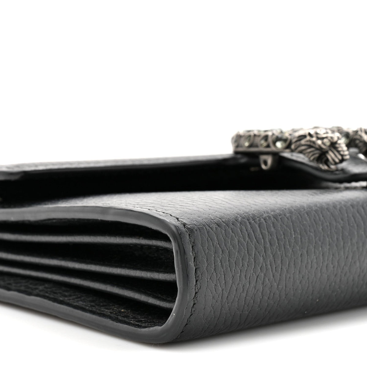 Calfskin Mini Dionysus Chain Wallet Black wholesalehk.shop