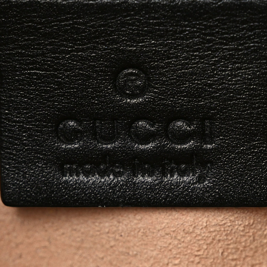 Calfskin Matelasse Studded Medium GG Marmont Tote Black wholesalehk.shop