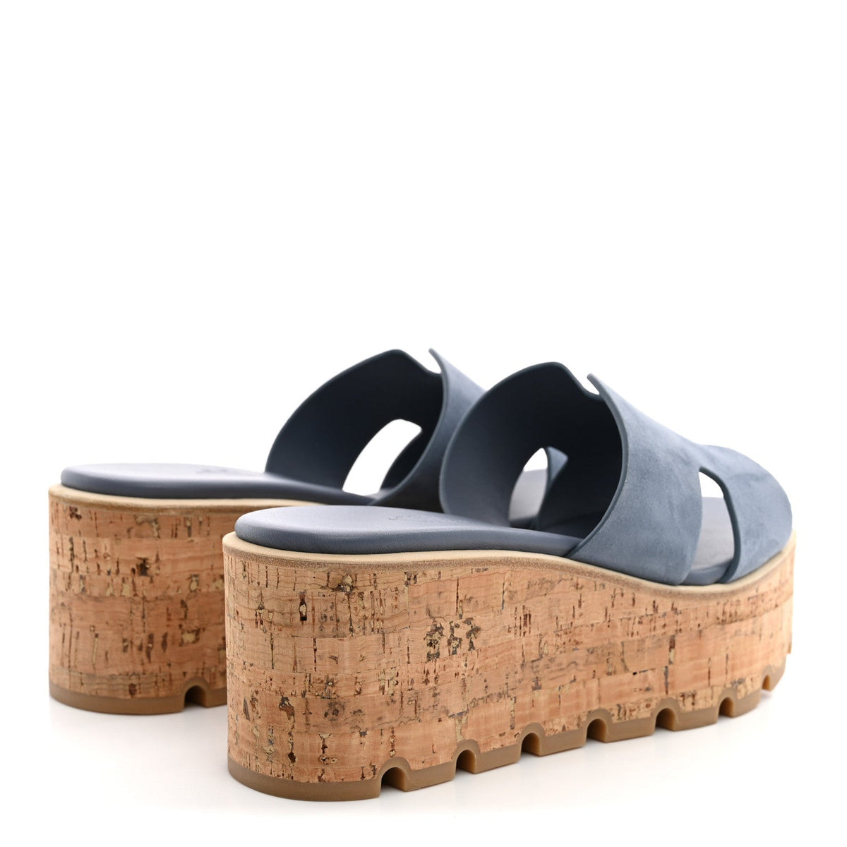 Suede Goatskin Cork Eze 30 Sandals 35 Bleu Grignon wholesalehk.shop