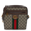 GG Supreme Monogram Web Small Ophidia Messenger Bag Brown wholesalehk.shop