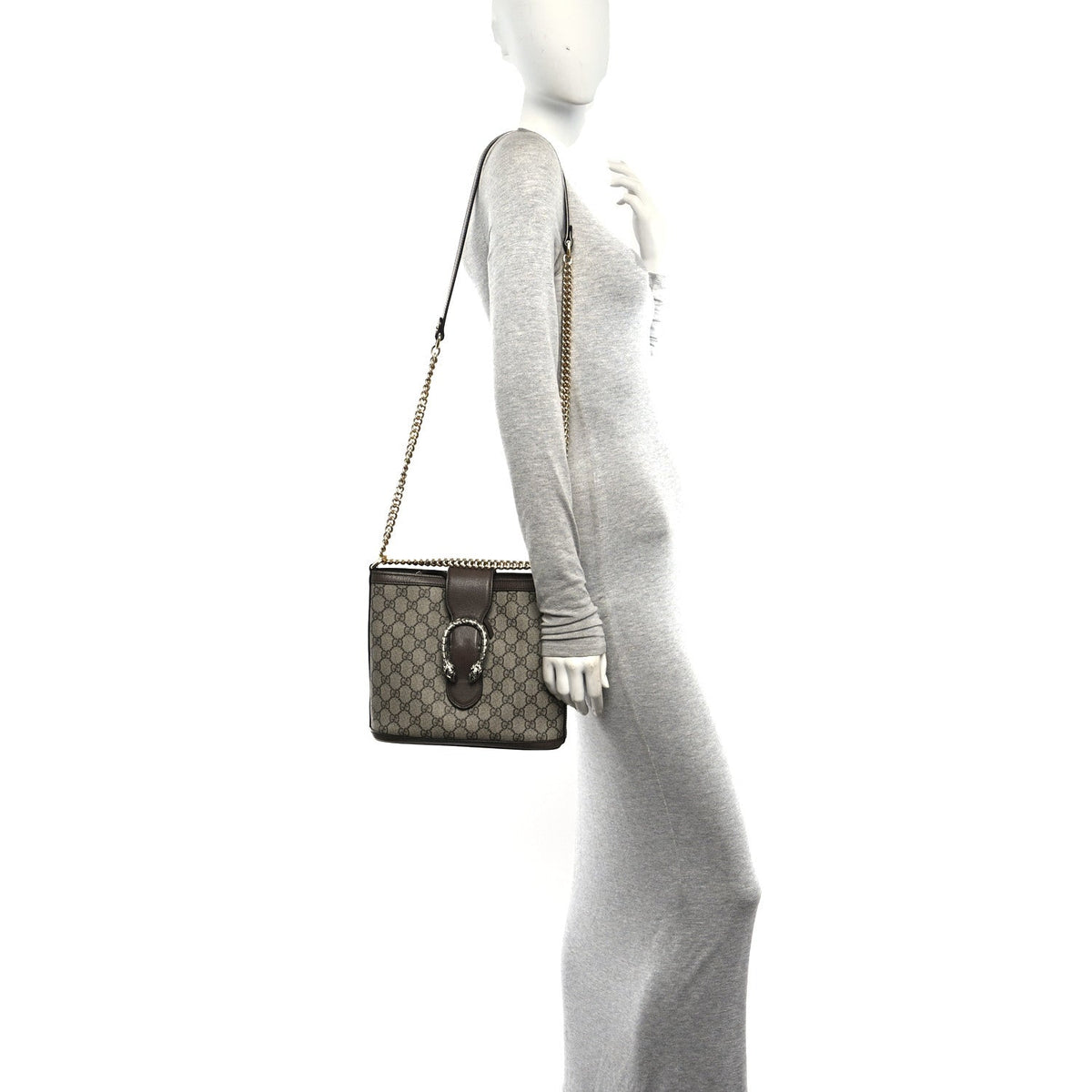 GG Supreme Monogram Medium Dionysus Bucket Bag Beige New Acero wholesalehk.shop