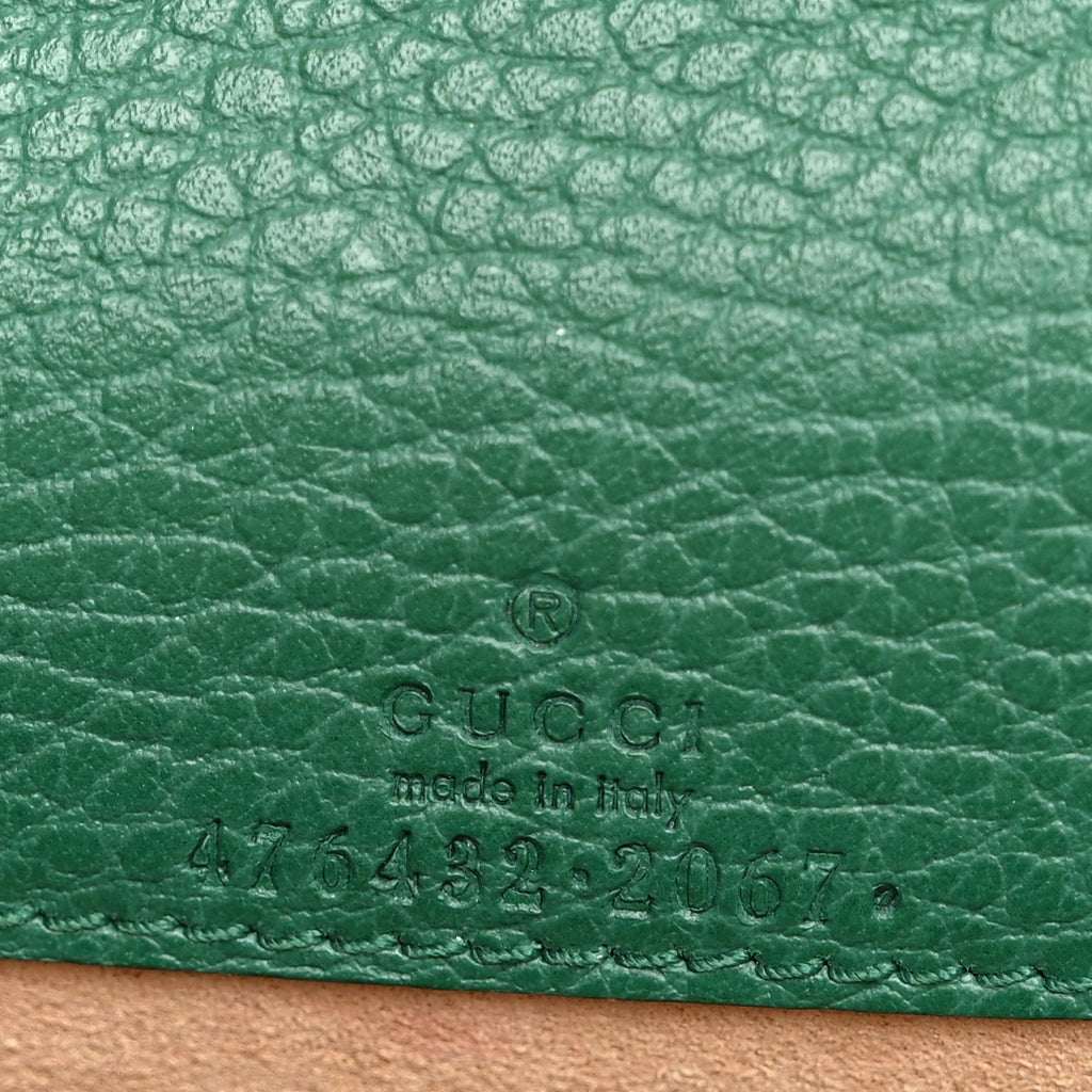 Dollar Calfskin Crystal Super Mini Dionysus Shoulder Bag Emerald wholesalehk.shop